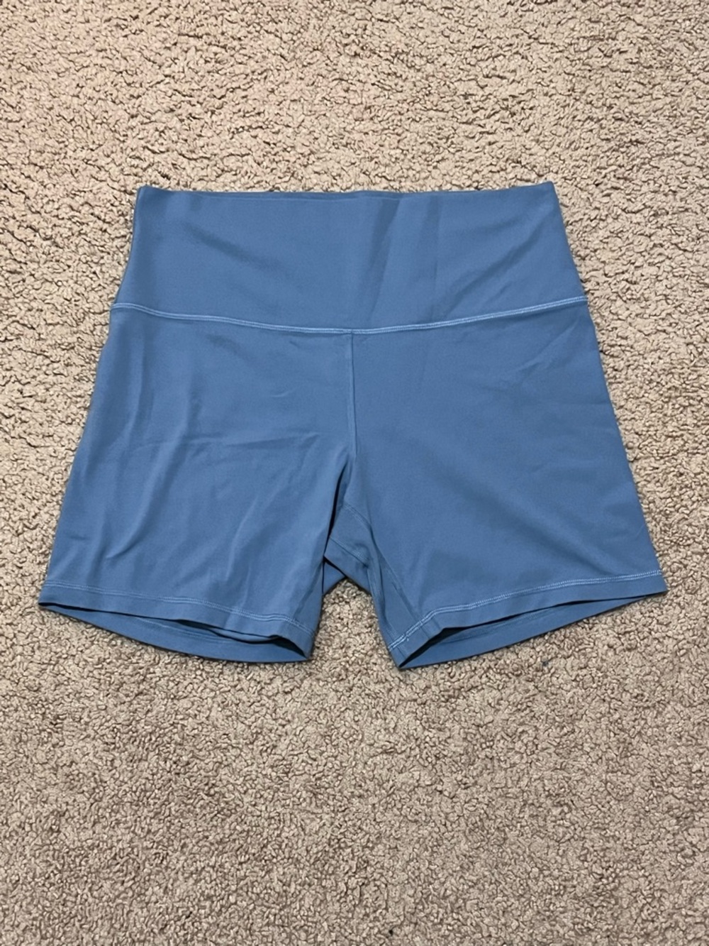 lululemon athletica High-Rise Bike Shorts in Dusty Blue
